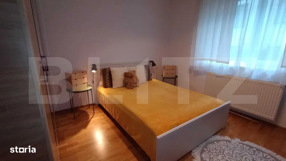 Aparatment 4 camare, semidecomandat, cu gradina de 144 mp, Europa