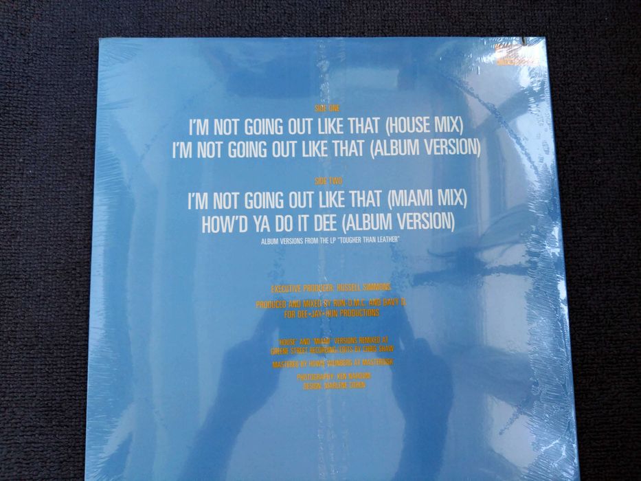 Run DMC "I'm Not Going Out Like That (Remix)" vinil sigilat