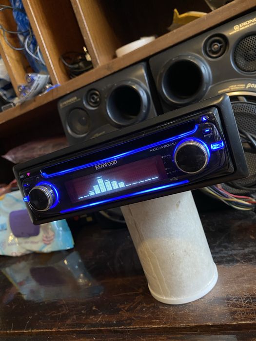 KENWOOD kdc-w6041u - СИНИ ПУРИ! - Винтидж модел -USB CD mp3 плеър за кола сд авто радио