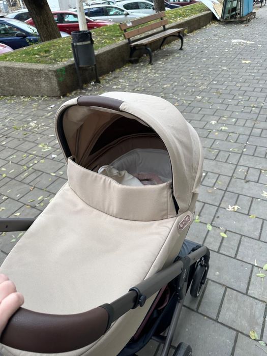 Cărucior Cybex Balios S Lux Almond Beige 3 în 1