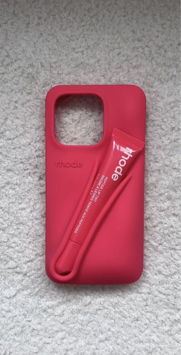Rhode case / кейс за телефон iphone с място за лип глосс / Lip gloss