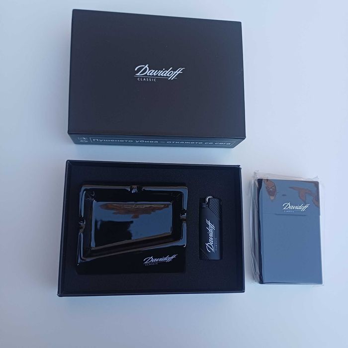 Davidoff,Давидоф ,Табакера, запалка