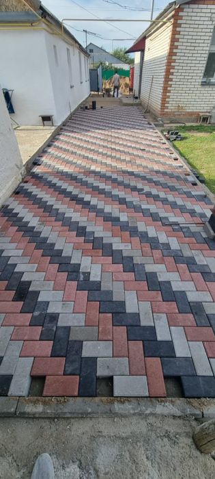 Брусчатка төсеу | Бордюр орнату | Аула жұмыстары