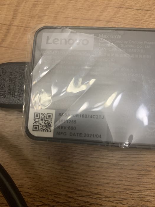Зарядно Lenovo 65w със C накрайник