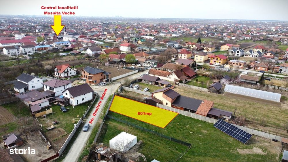 601mp - Teren Mosnita Veche - toate utilitatile - 63.000Euro