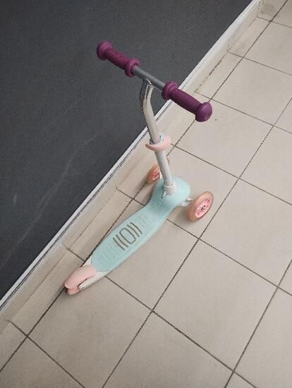 Trotinetă B1 500 alb-verde - produs resigilat - (SecondHand) Decathlon