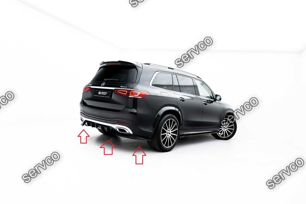 Prelungire bara spate Mercedes GLS X167 AMG-Line 2019- v2 Maxton