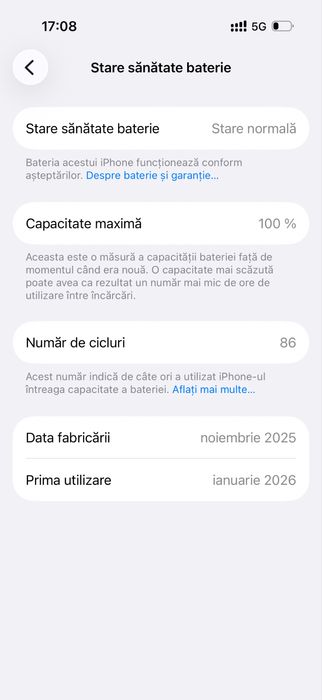 iPhone 17 Pro de 256GB, impecabil