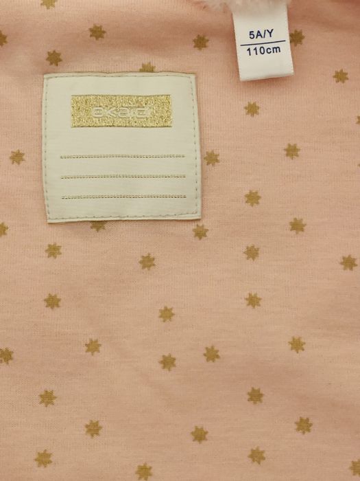 Bolero roz din blana sintetica-5 ani