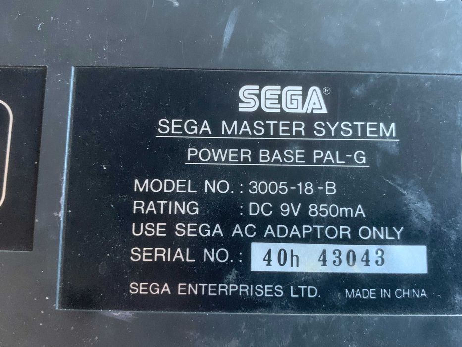 SEGA Sega Master System