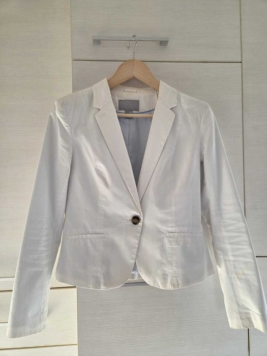Sacou dama alb H&M 38