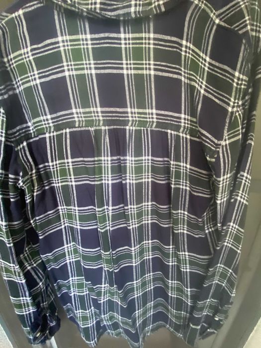 Camasa carouri bleumarin cu verde, S/36