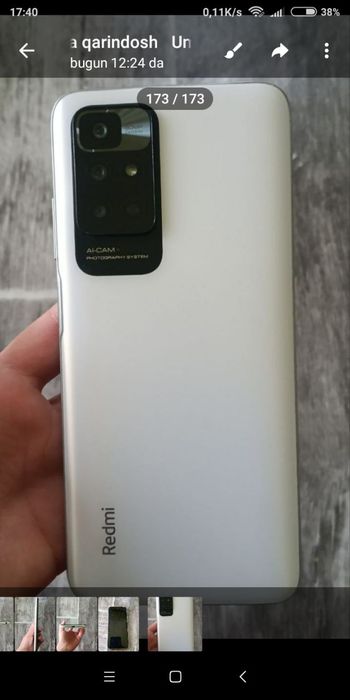 Redmi not 11 4g holati ideal 128/8