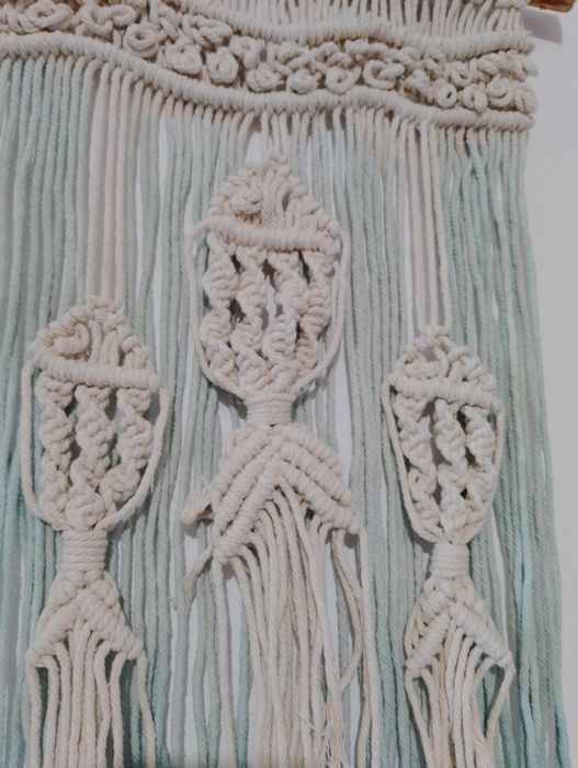 Макраме с рибки.