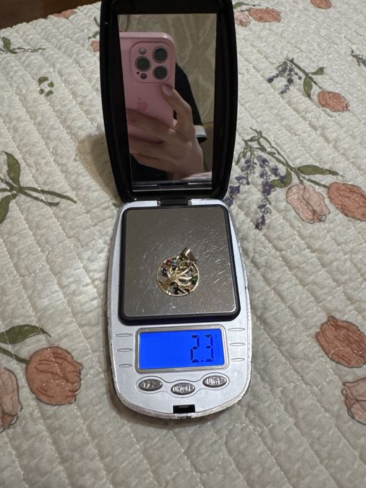 Золотой Кулон дерево