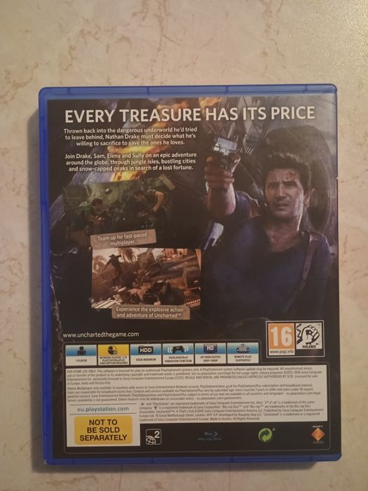 Uncharted 4,Ps4,joc original