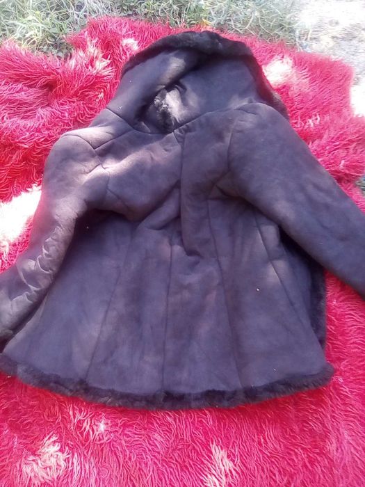 Дамско кожено палто