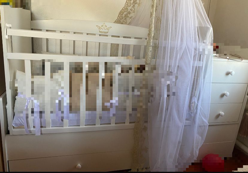 Детская трансформер кровать с 0 до 13 дет