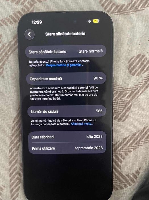 iPhone 15 pro stare foarte bună fac schimb cu trotineta kukirin g2,G3