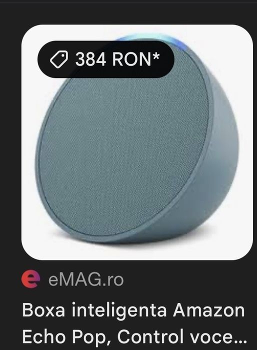 boxă inteligentă Amazon Echo Pop.