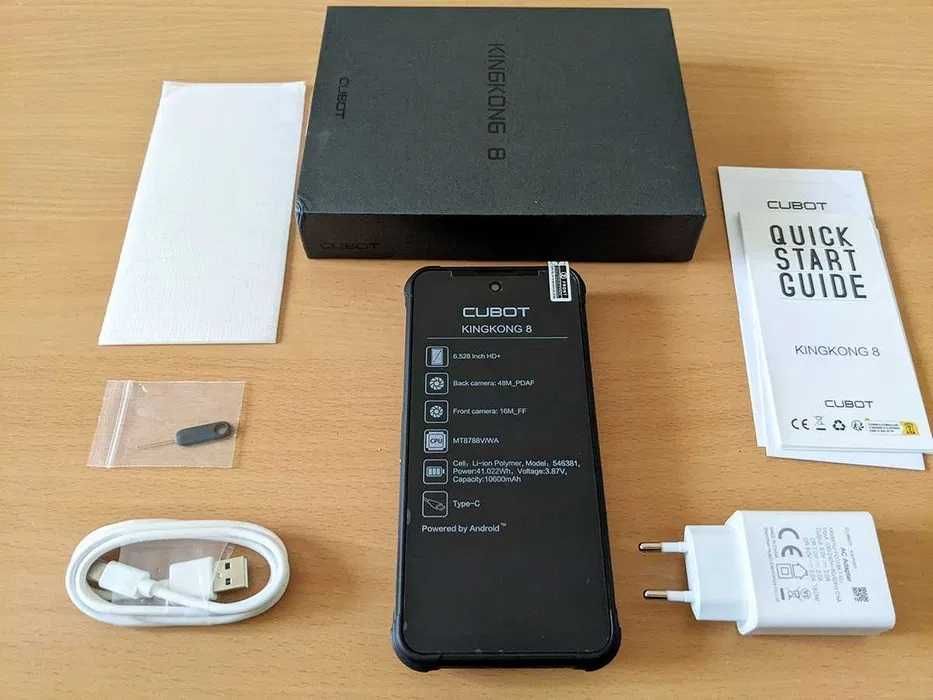 Cubot Kingkong 8 12GB RAM 256GB ROM с IP68 защита, 10600 mAh батерия