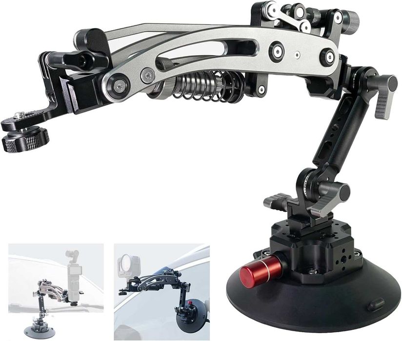 Гидравлический кронштейн (Автогрип) для видеосъемок (Gopro  DJI Insta)