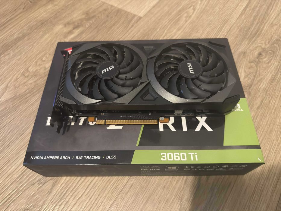 Видеокарта RTX 3060 Ti MSI Ventus 2X OC V1 LHR 8GB