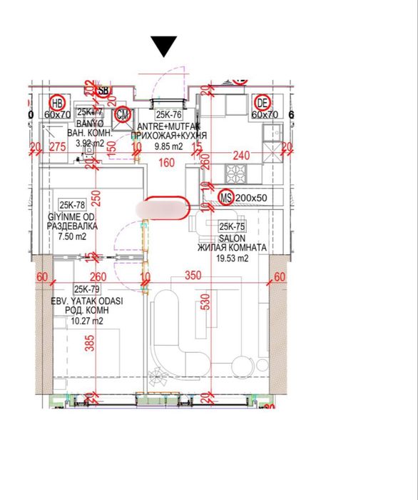 Продам 2ком квартира ЖК Nest one 25 этаж 53м2 Вид на Хумо арена