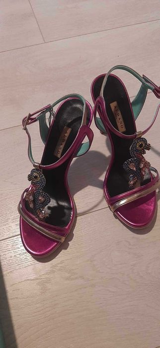 Италиански сандали висок ток Albano-НОВИ-37 номер