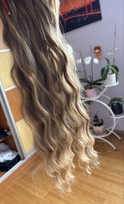 Екстеншъни С клипси чуплива коса