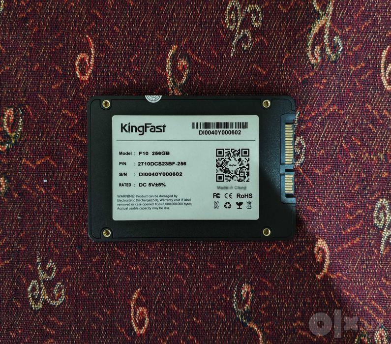 SSD "KingFast"/256 Gb/SATA III/6 Гбит/с . В состоянии нового !!!