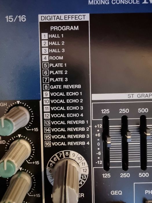 Mixer Studio Yamaha MG16/16FX