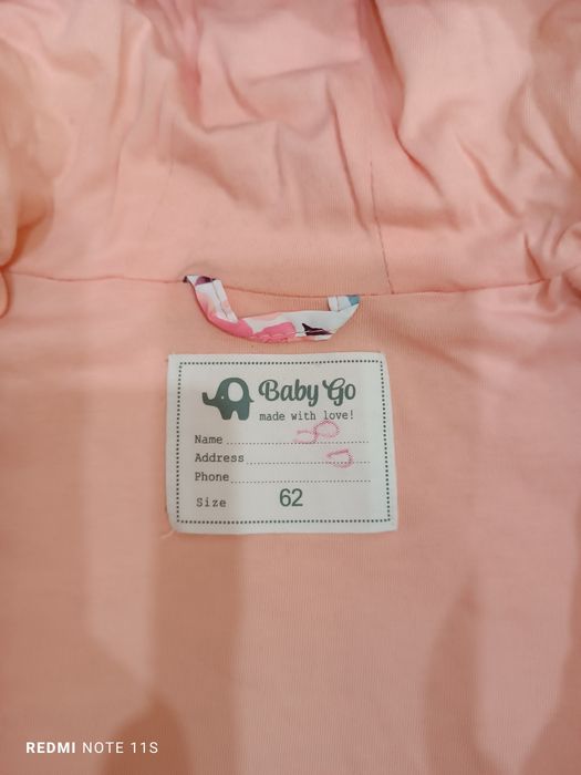 Продам демисезонный комбинезон на девочку