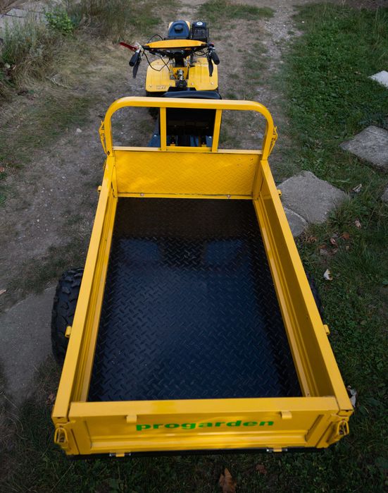 Motocultor ProGarden NOU cu remorca si accesorii