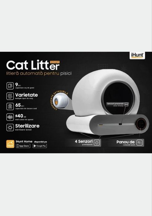Litiera pisici automata IHunt