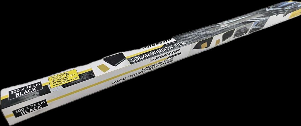 Авто UV фолио Dunlop 300 х 76 см, черно, внос от Белгия