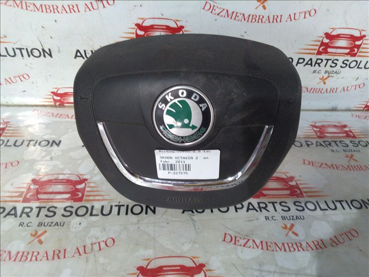 airbag volan 2.0 tdi skoda octavia 2  an fabr. 2011