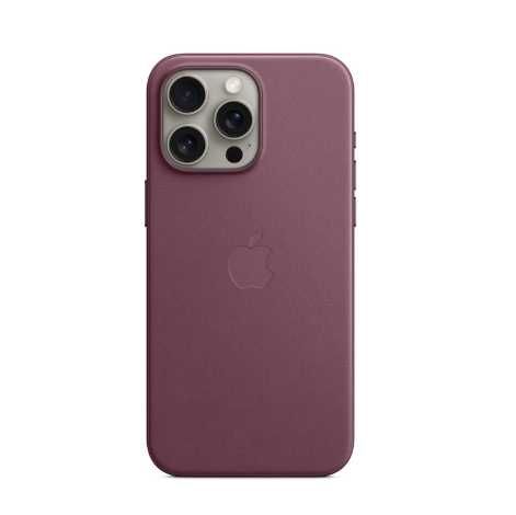 Husa iPhone 15Pro MagSafe Piele Mulberry