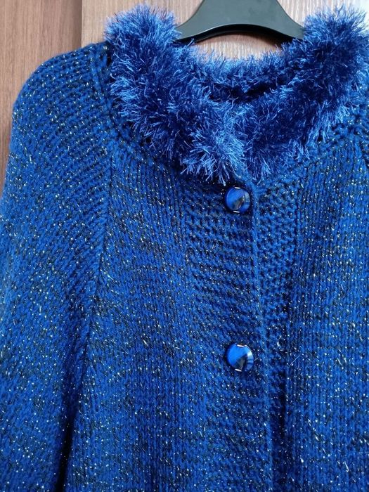Стильное вязаное пальто! Мошенники мимо!