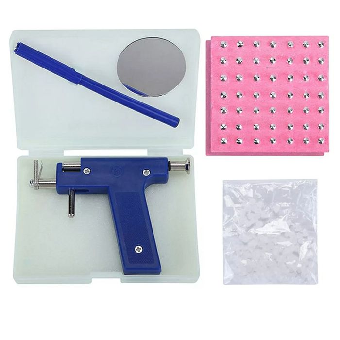 Пистолет за обеци пирсинг за уши,пъп,език,зърно и още нещо
