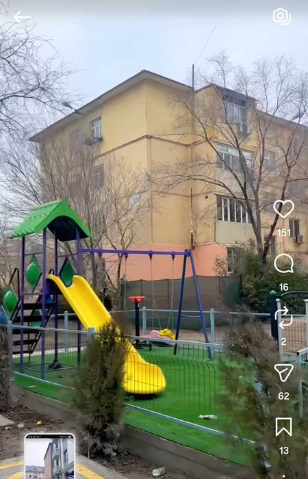 AKSIYA Urganch sh markazida 2 xonali kvartira sotiladi