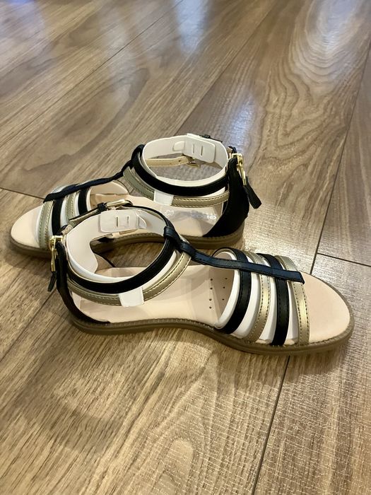 Детски сандали Geox Karly black/platinum