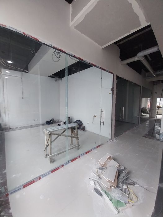 Dush kabina kalyonniy oyna peregarotka ishlarini qilamizСтеклянные пер