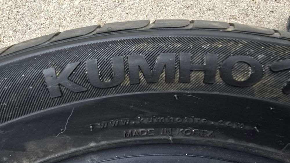 Летни гуми 15 цола KUMHO 185/55/15  /ЧИСТО НОВИ/ 4бр.