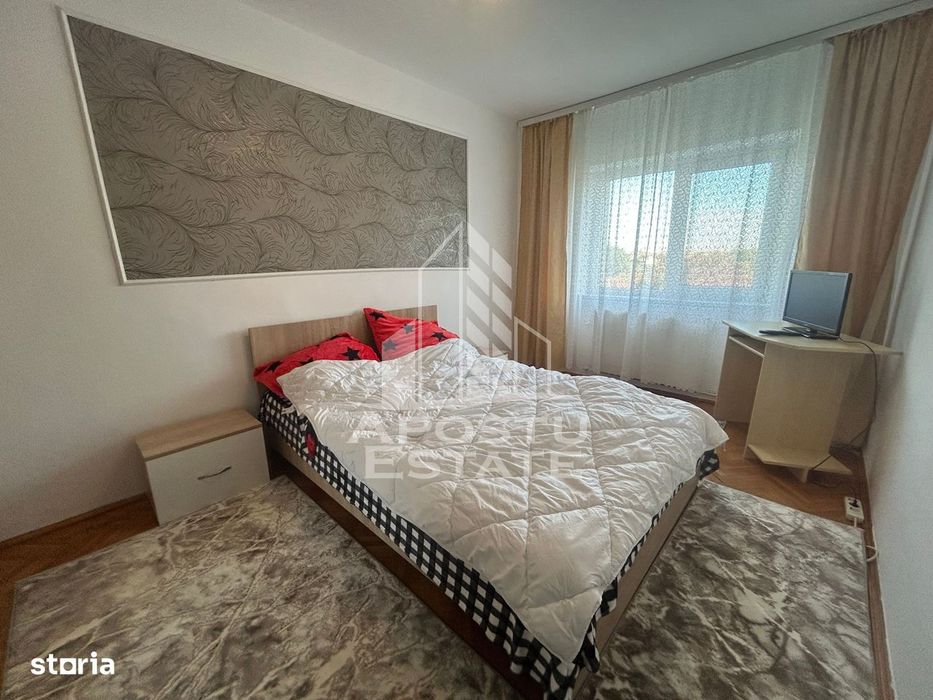 Apartament cu 2 camere de inchiriat, centrala proprie, zona Dambovita