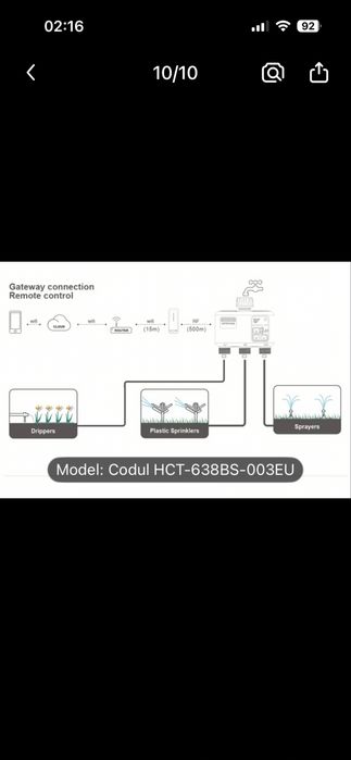 Controller irigare 3 cai