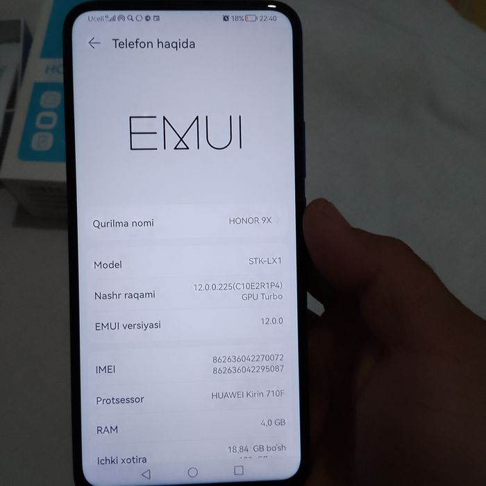Honor 9x Turbo Ultra