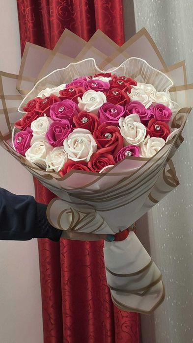 Buchet trandafiri de sapun 37