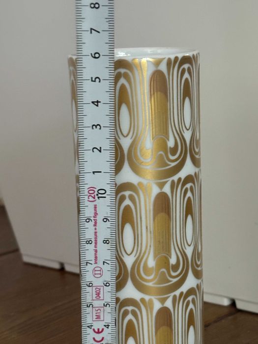 superba Vază Rosenthal Studio-Line – Bjørn Wiinblad – placată cu aur 24K – anii '70 – rară
