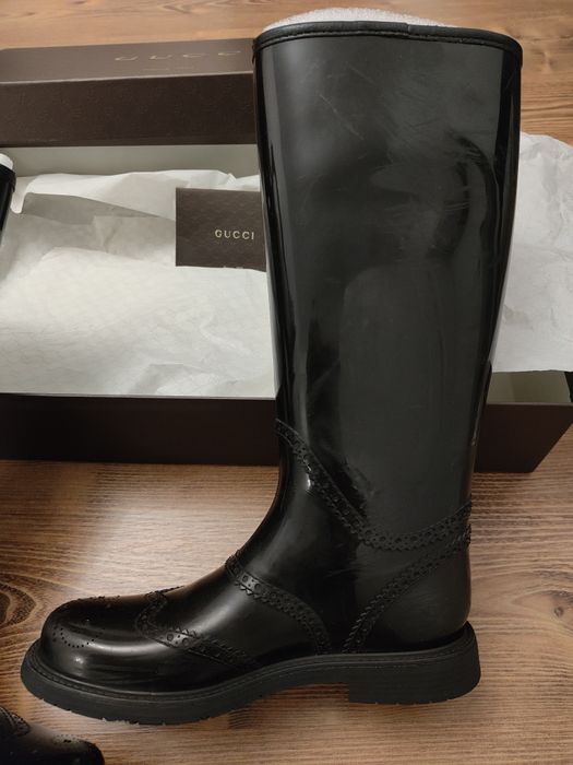 Cizme cauciuc Gucci ideale pentru ploaie și zăpadă